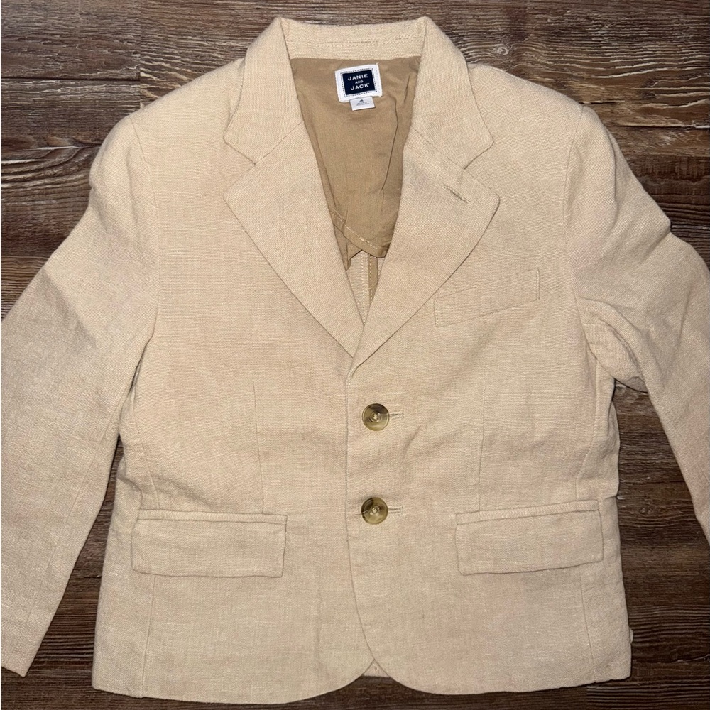 Janie and Jack linen blazer size 4